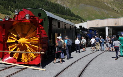 Fest der Dampfbahn Furka-Bergstrecke